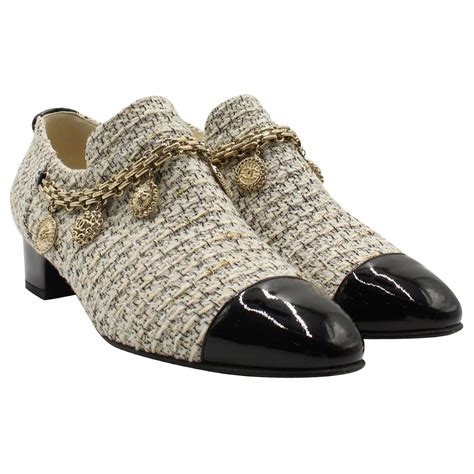 chanel schoen heren|chanel tweed shoes.